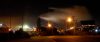 Port kembla steel works at night