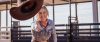 Ally Finlay at the famous red dirt arena of Buchanan Park for the Mount Isa Mines Rodeo presented by Akubra.