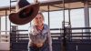Ally Finlay at the famous red dirt arena of Buchanan Park for the Mount Isa Mines Rodeo presented by Akubra.
